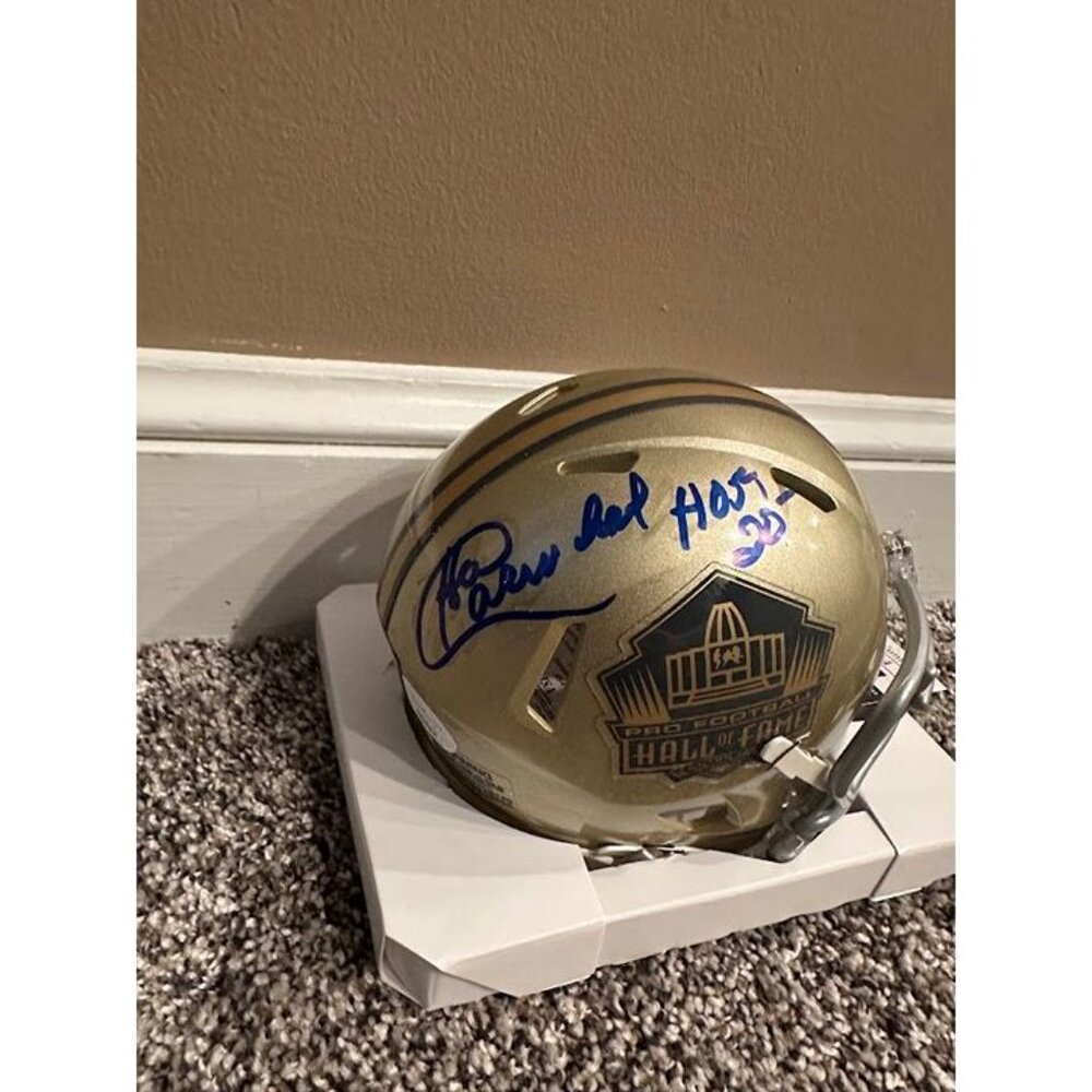 Harold Carmichael signed "HOF 20" autographed NFL Hall Of Fame Mini Helmet JSA - Picture 2 of 5